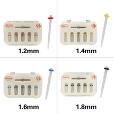 Dental Fiber Post Resin Post Screw Thread Quartz & Drill Kit 1.2 1.4 1.6 1.8MM