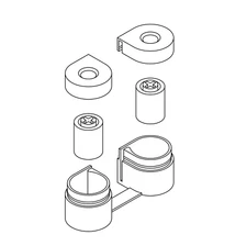 Mamiya 16mm Subminiature Film Cassette
