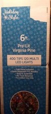 6' Pre-Lit Virginia Pine Christmas Tree