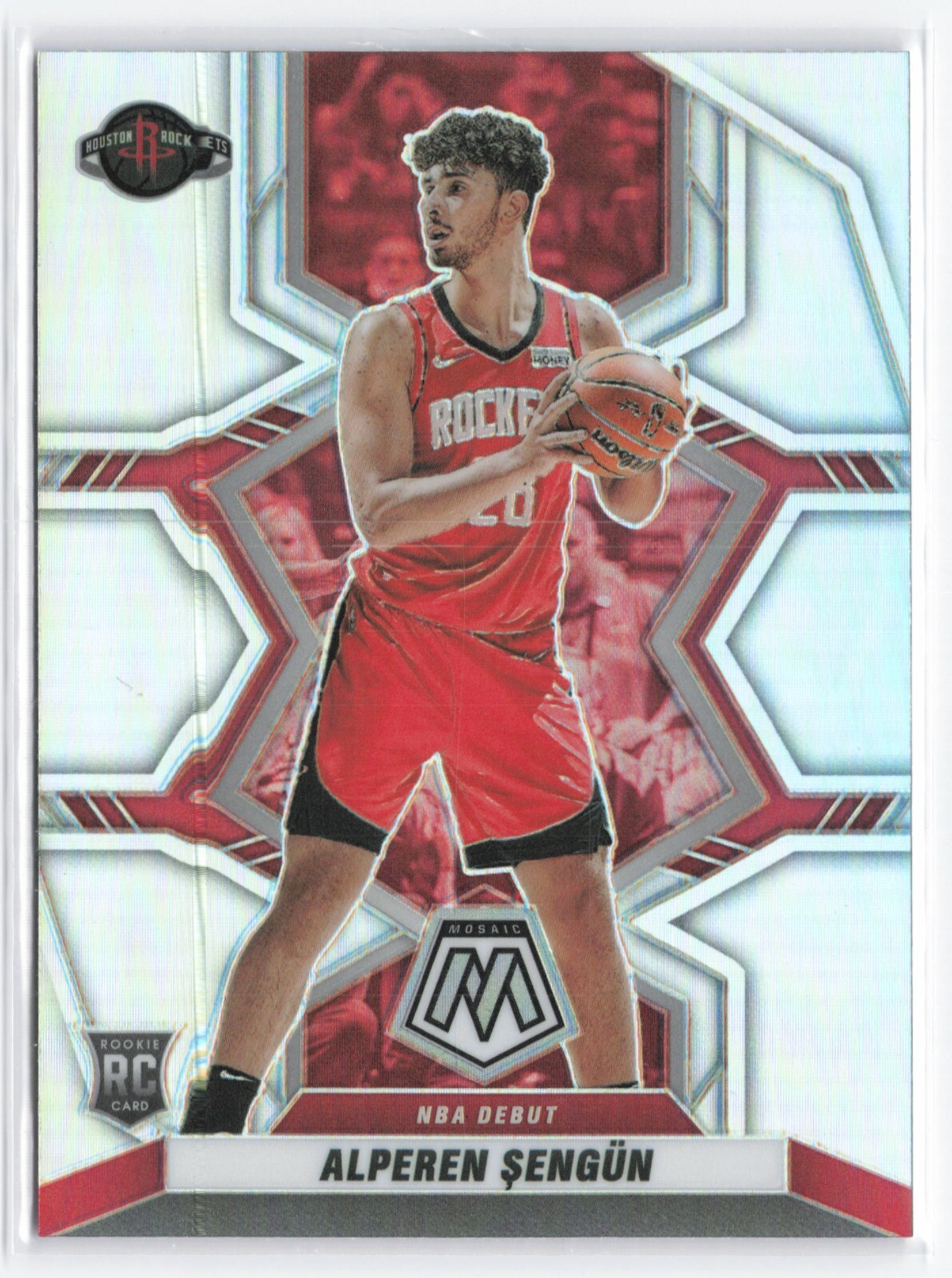 2021-22 Panini Mosaic Alperen Sengun #272 Silver Rookie RC Rockets