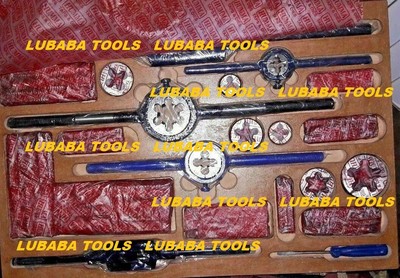 HEAVY DUTY TAP AND DIE SET 1/4 TO 1'' BRITISH STANDARD FINE- BOXED COMPLETE BSF