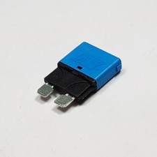 15 Amp Blue 15A Auto Marine Circuit Breaker Blade Trip Fuse Manual Resettable