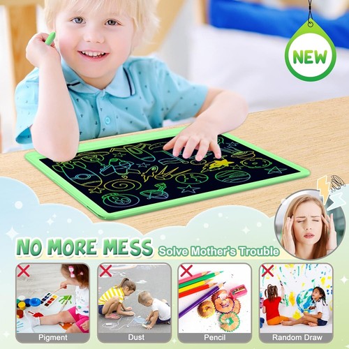 Durable 15 Inch LCD Writing Tablet for Kids - Travel-Friendly Creative Fun - Picture 9 of 9