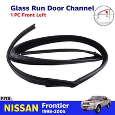 Door Rubber Seal Glass Run Channel LH Front Fits Nissan D22 Frontier 1998-05 P10