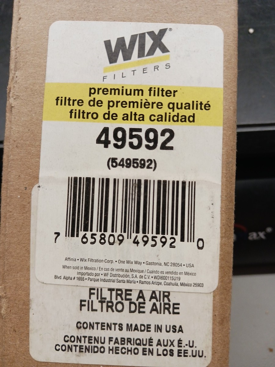 Air Filter Wix 49492 | eBay