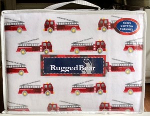 fire truck sheet set