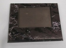 7 x 9 black marbled plaques holds 3 1/2" x 5 1/2" photo top load lot of 7
