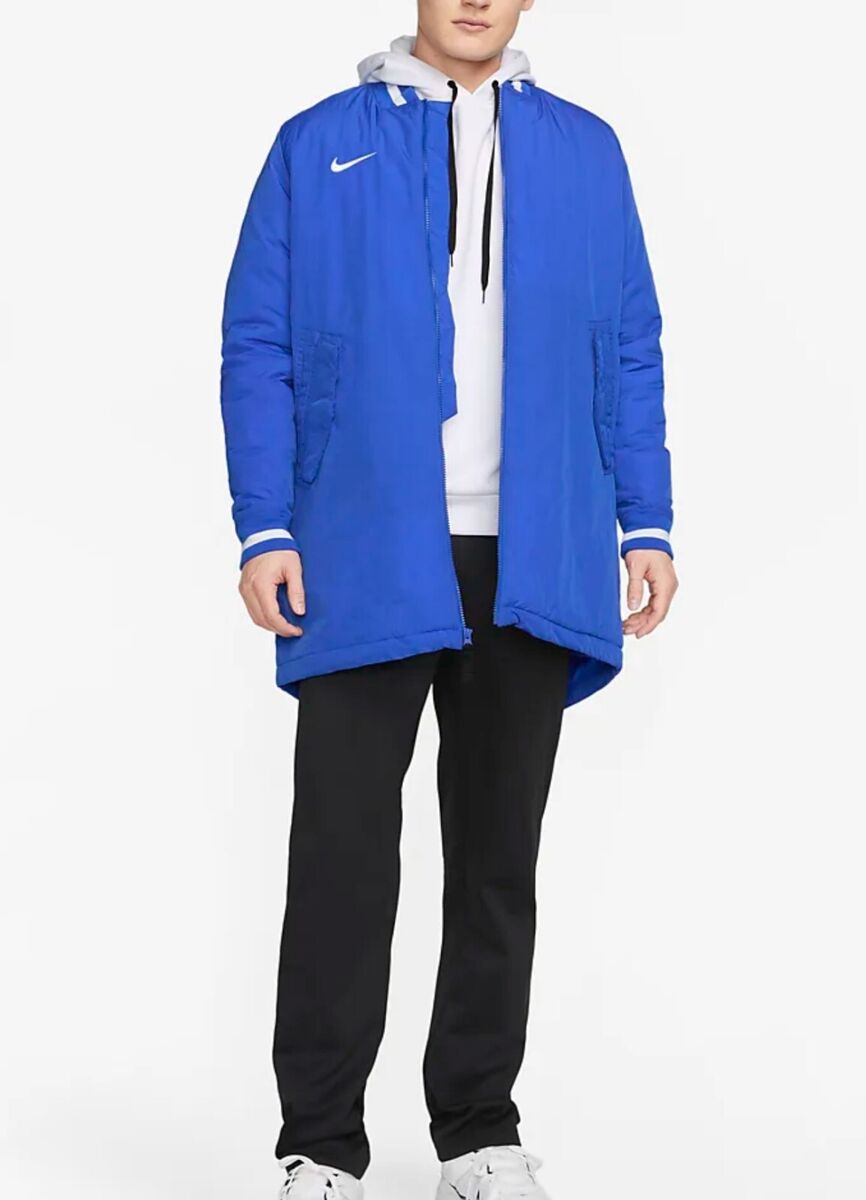Nike Men's Dugout Full Zip Jacket Team Royal Blue White Nike Men's Dugout Full Zip Jacket Team Royal Blue White