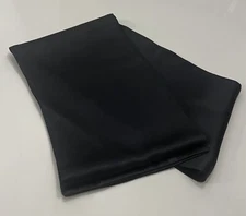 VTG - Extra Long Couture Silk Satin Skinny Scarf / Sash /  Belt 8" W x 98" L