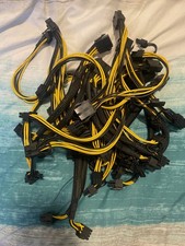 8 Pin Male to Dual PCIe 2X 8 Pin 6 2 Male GPU Power Adapter Cable LOT 0F 20