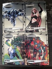 SHE-HULK, BLACK SWAN++ Vibranium Marvel Parallel, 2015 UD TC X-Men 4 Total Cards