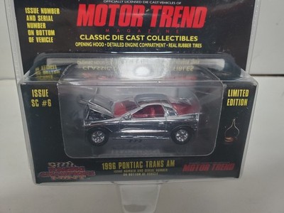 Racing Champions Mint Motor Trend 1996 Pontiac Trans Am Ram Air Chrome Chase