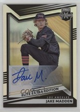 2022 Panini Elite Extra Edition Signatures Jake Madden #118 Auto 4g8