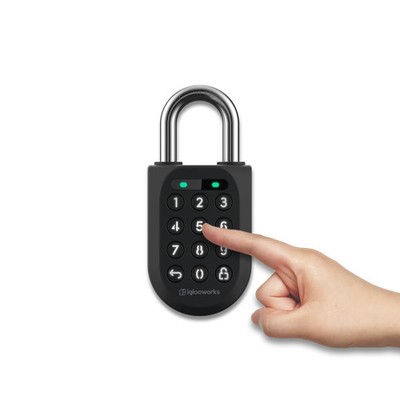 Igloohome Padlock 2E   Smartes Vorhängeschloss mit PIN-Zugang