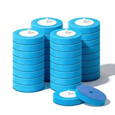 SOPAMI 32pcs Disposable Toilet Brush Sponge Head Refills, 5-Layer Pre-Loaded ...