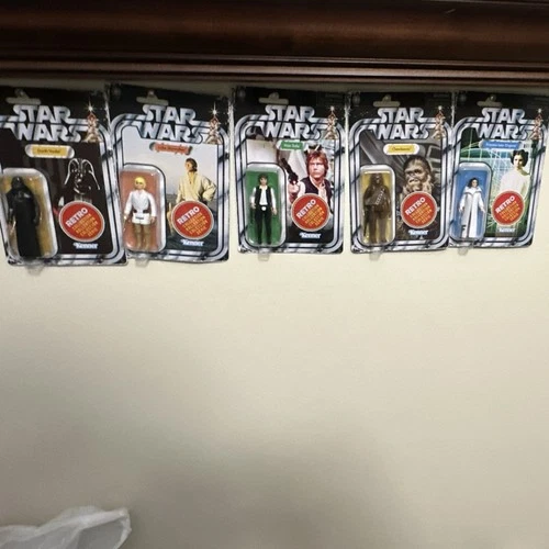 Kenner Star Wars Retro Collection Action Figures Darth Vader Luke Han Chewbacca…