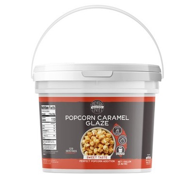 1 Gallon Popcorn Caramel Glaze, Sweet Taste, Easy to Make