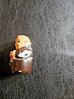 Vintage Lipco Monk Friar Tuck 3 Pc Sugar Jar Salt Pepper Shaker Set Ceramic MCM — photo 3