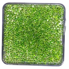 100 Pcs Natural Chrome Diopside 1.25mm Round Cut Finest Green Loose Gemstone Lot