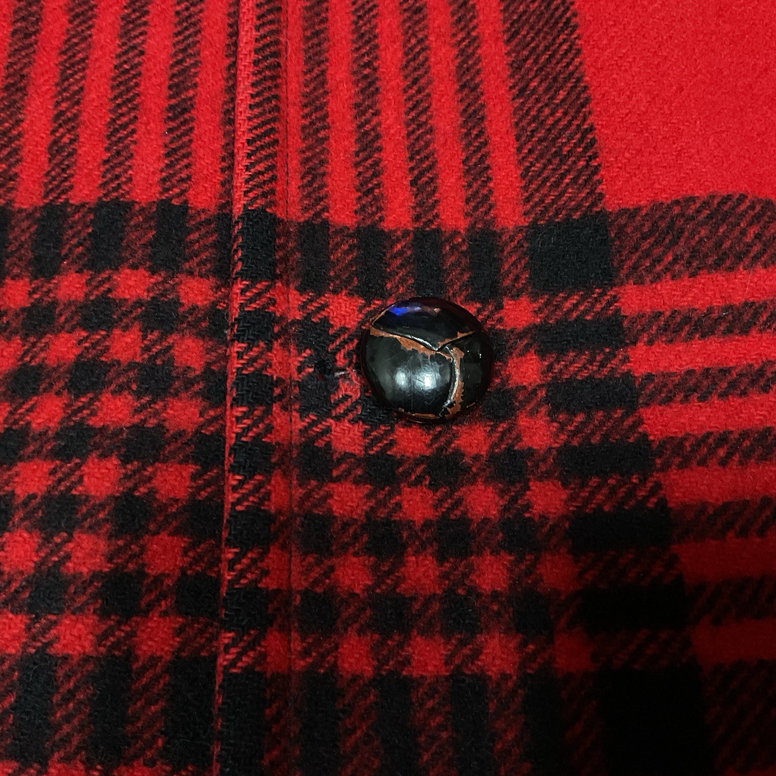 Vintage Pendleton Wool Jacket Car Coat Buffalo Pl… - image 8