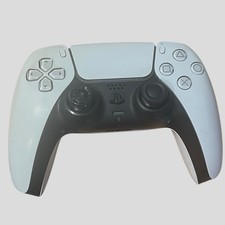 Official Sony PS5 DualSense Wireless Controller White - Worn Stick - Working