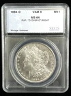 1884-O $1 Morgan Dollar VAM-9 "O Over O" SEGS MS Silver New Orleans US Coin