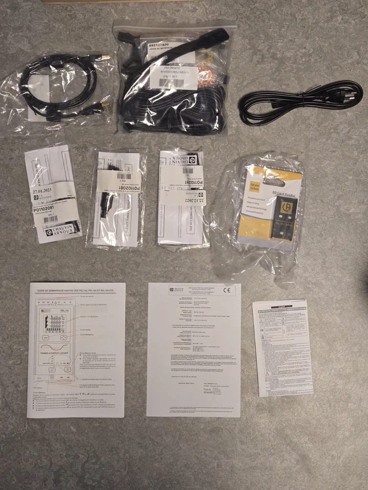 NEW Chauvin Arnoux PEL103 Power & Energy Logger FREE SHIPPING READ DESCRIPTION - Image 3 of 4