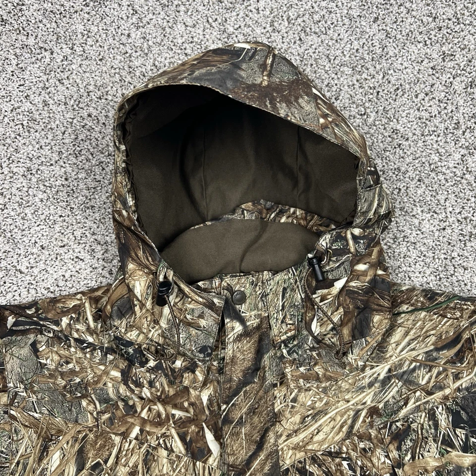Cabelas Gore Tex Jacket Mens Large Mossy Oak Break Up Camo Hunting Hooded - Image 4 of 4