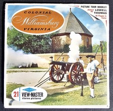 Colonial Williamsburg View Master Packet A813 3 Reel Set  Book Vintage Virginia