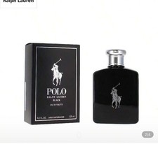 Ralph Lauren Polo Black Eau de Toilette Spray 4.2 fl oz / 125 ml Fragrance