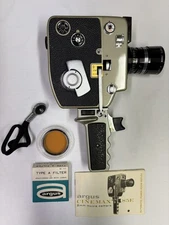 Vintage Argus Cinemax 85E 8mm Auto Power Zoom Reflex Movie Camera