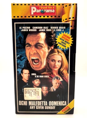 Jede Verdammte Sonntag - AL PACINO - Cameron Diaz VHS-Kassette Film - Bild 1 von 3