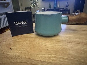 Dansk Kobenstyle 1 Qt. Saucepan - Teal Enamel With Teak Handle, Classic Danish Design - View #2