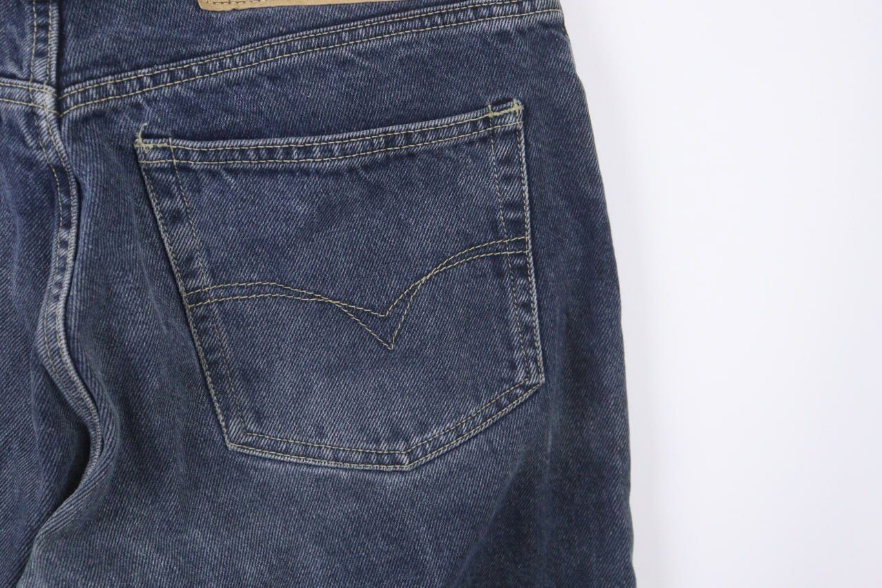 DIESEL Denim Gray Regular Straight Basic Jeans Si… - image 14