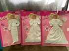 Mattel Vintage Barbie Bridal Collection Wedding Gowns Set of 3 NIP