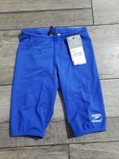 speedo Boys' Swimsuit Jammer Endurance Solid USA Youth, Sz 22 YOUTH