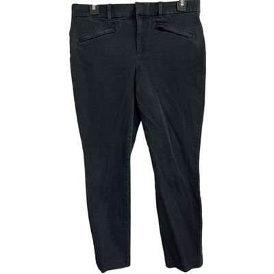 Gap Skinny Ankle Pants Women Size 6 Gray Cotton Blend Mid Rise Capsule Office