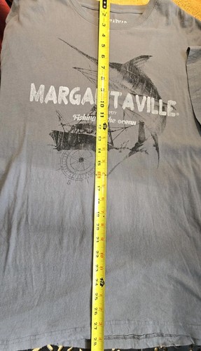 Margaritaville Since 1977 Fishing In The Ocean Men's Gray T-shirt Extra Large - Bild 3 von 6