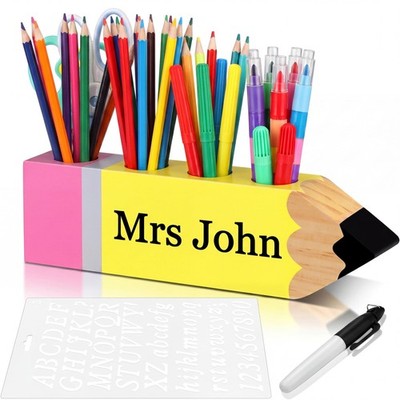 Sinmoe Teacher Appreciation Gift Name DIY Wooden Desk onesize, [VISUAL] 
