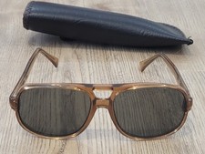 Vintage Amco Eyeglasses Frames Turned Into Sunglasses Brown Frame