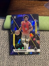 2023-24 Panini Phoenix - Fade to Black Scoot Henderson #6 Blue Ice (RC)