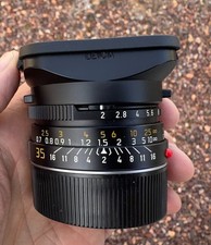 Leica Summicron-M 35mm F/2 V4 11310 GERMANY  KING OF BOKEH   114043 Hood, Caps