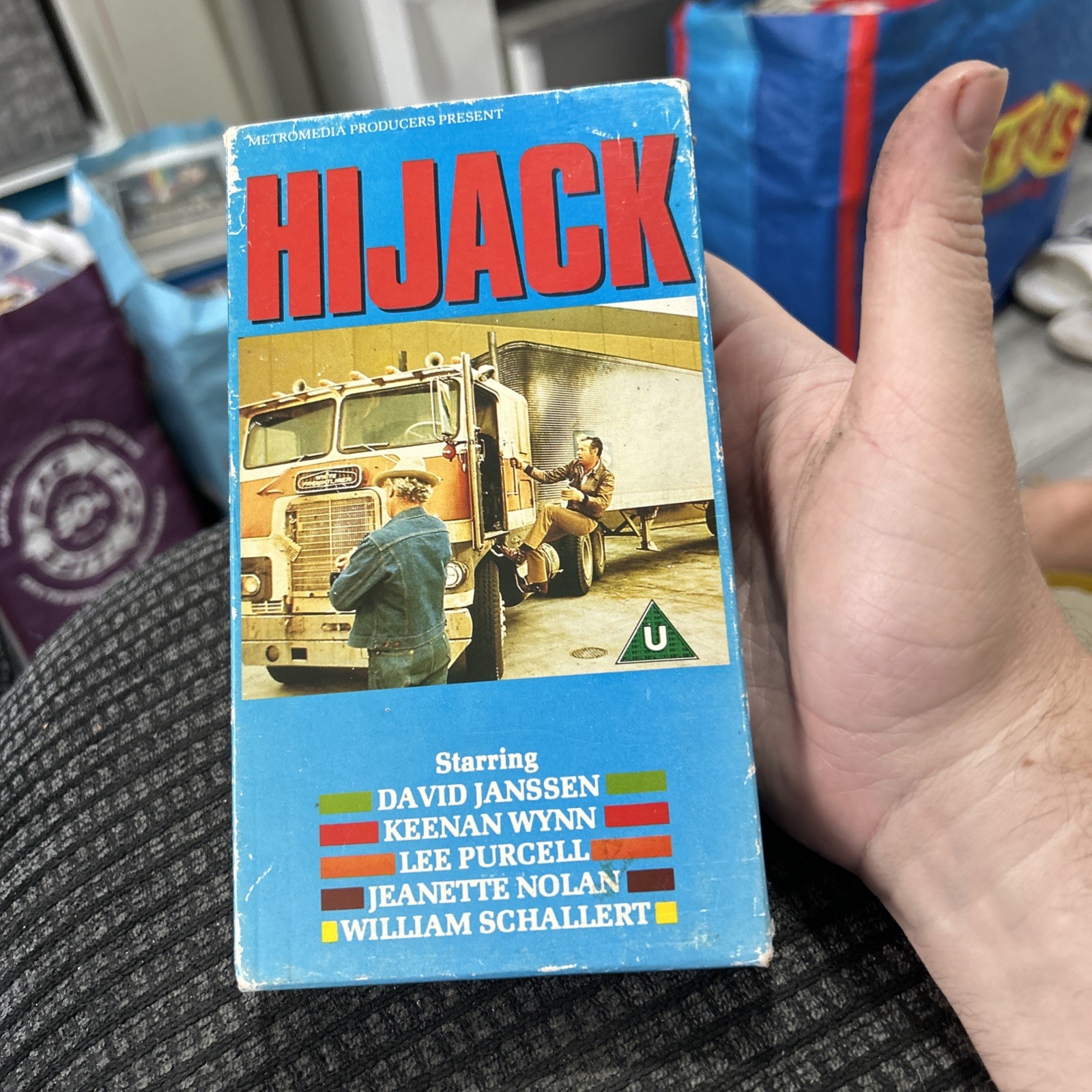 Hijack VHS Video Tape [1973]  David Janssen Keenan Wynn Cert U PAL