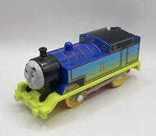 2013 Thomas Neon Rainbow Trackmaster Motorized Train Engine #1 Tested Rare!