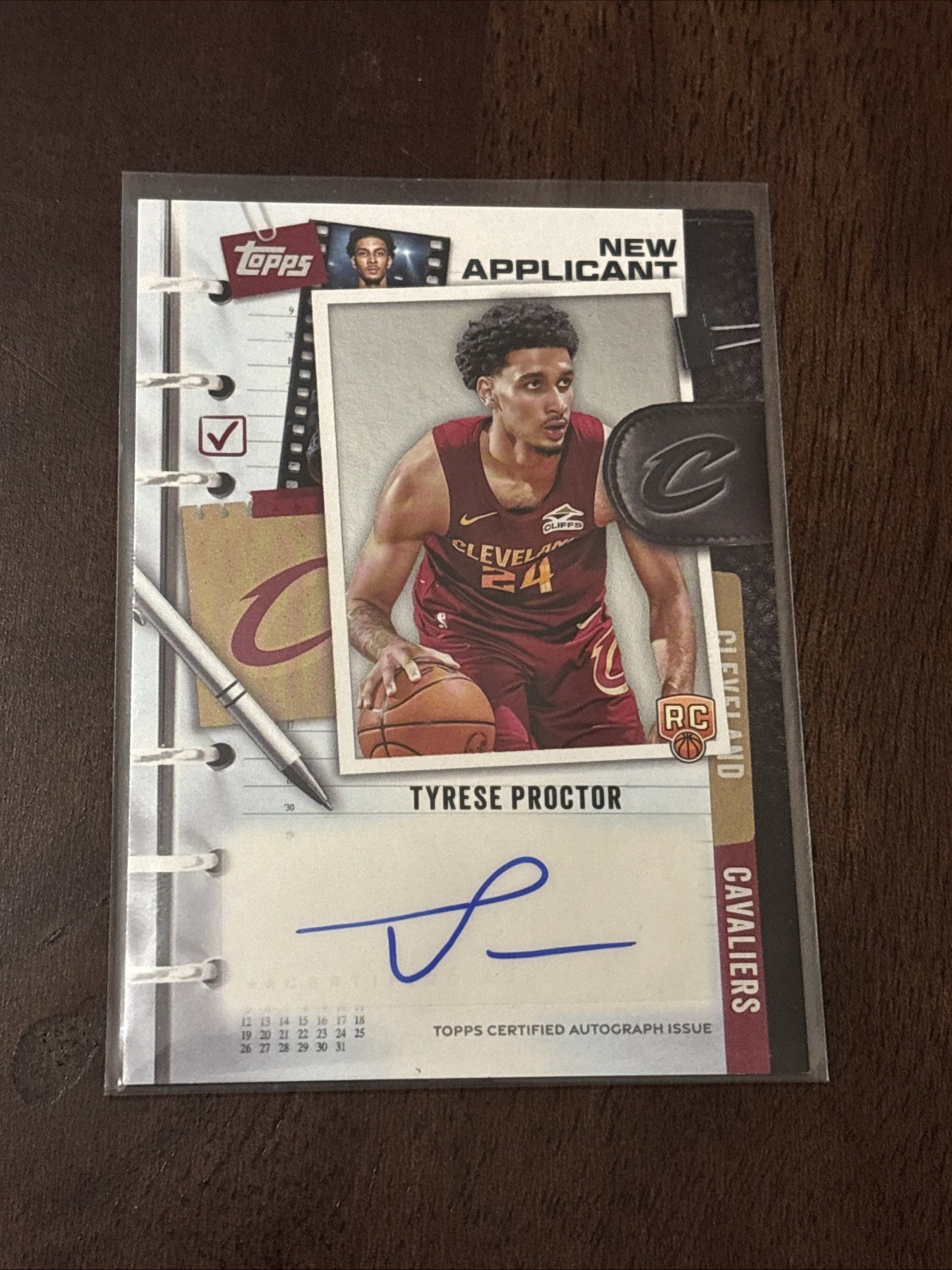 2025 Topps Flagship Tyrese Proctor New Applicant Rookie Auto 