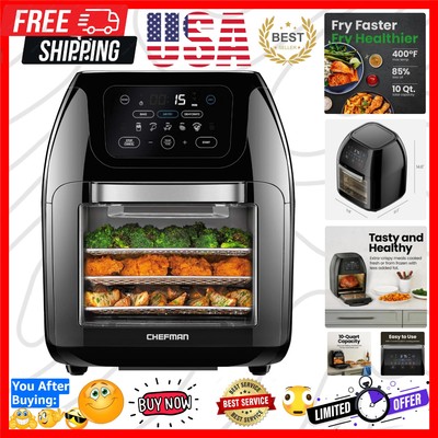 Rapid Air 10L Fryer with Touchscreen Control & Auto Shutoff - Healthy Cooking