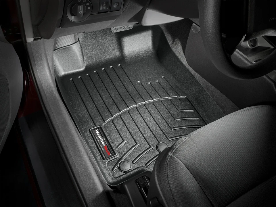 WeatherTech FloorLiner para 2010-2012 Lincoln MKZ - 1ª linha, preto - Imagem 2 de 4