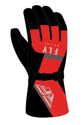 Fly Racing 363-3923X Cascade Gloves XL Black/Red