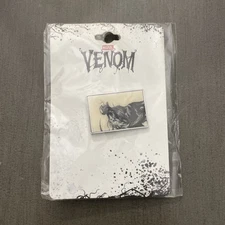 Marvel Venom Comic Art Pin Back Salesone Lethal Symbiote Scary Black Comic Book