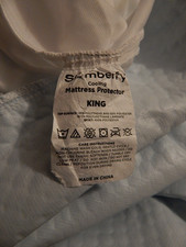 slumberfy king size cooling mattress protector cover
